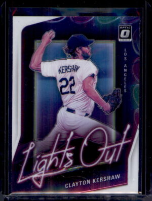 2021 Donruss Optic #LO14 Clayton Kershaw Lights Out Holo