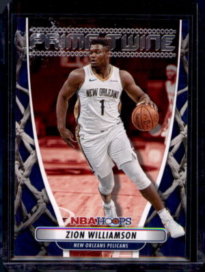 2020-21 Hoops #23 Zion Williamson Prime Twine