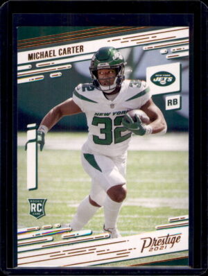 2021 Panini Chronicles #218 Michael Carter Prestige Rookies Update