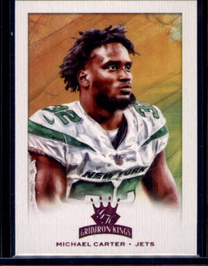 2021 Panini Chronicles #GK-14 Michael Carter Gridiron Kings Green