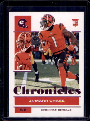 2021 Panini Chronicles #17 Ja'Marr Chase Pink