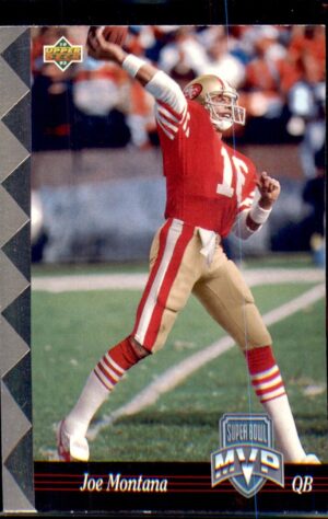 1993 Upper Deck NFL Experience #1 Joe Montana Gold