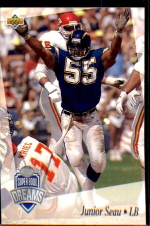 1993 Upper Deck NFL Experience #50 Junior Seau Gold