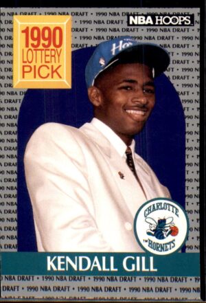 1990-91 Hoops #394 Kendall Gill