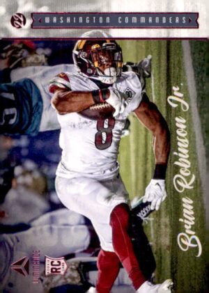 2022 Panini Chronicles #224 Brian Robinson Jr. Luminance Update Rookies Pink