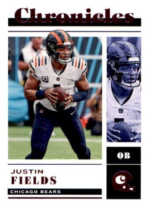 2022 Panini Chronicles #24 Justin Fields Pink