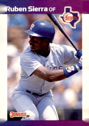 1989 Donruss #48a Ruben Sierra