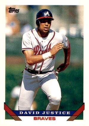 1993 Topps #170 David Justice Inaugural Marlins