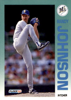 1992 Fleer #283a Randy Johnson