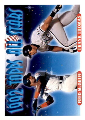 1993 Topps #401 Fred McGriff / Frank Thomas