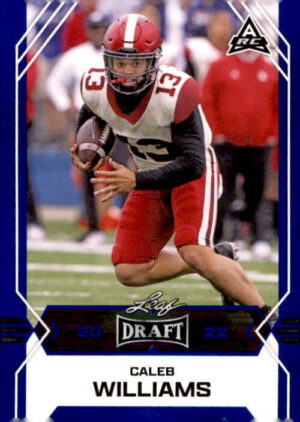2022 Leaf Draft #05 Caleb Williams Blue