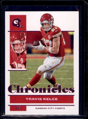 2021 Panini Chronicles #56 Travis Kelce Pink