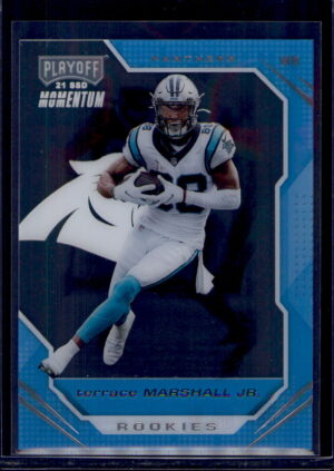 2021 Panini Chronicles #PMR-19 Terrace Marshall Jr. Playoff Momentum Rookies