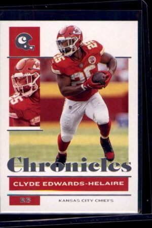 2021 Panini Chronicles #57 Clyde Edwards-Helaire Pink