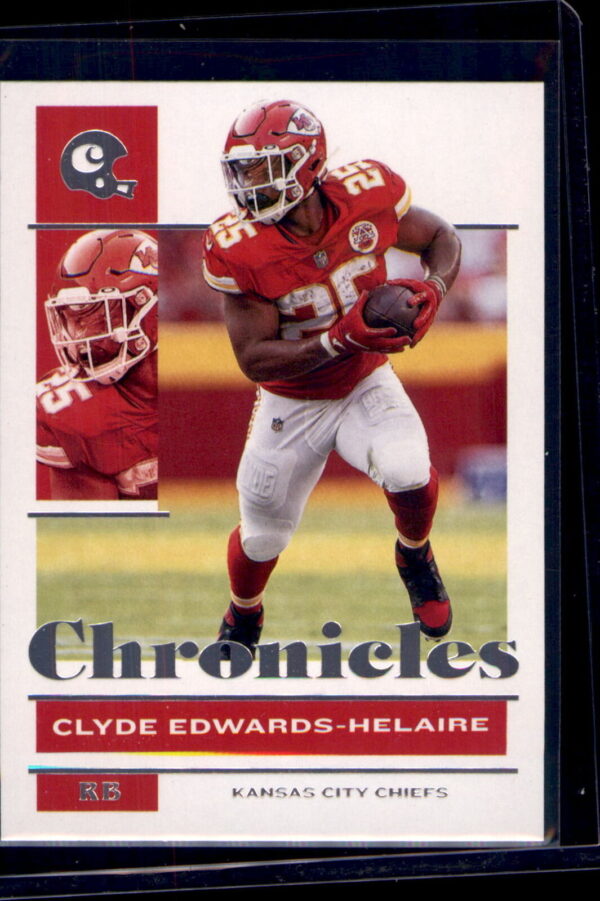 2021 Panini Chronicles #57 Clyde Edwards-Helaire Pink