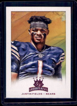 2021 Panini Chronicles #GK-4 Justin Fields Gridiron Kings Bronze