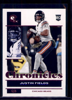 2021 Panini Chronicles #19 Justin Fields Pink