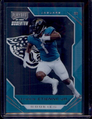 2021 Panini Chronicles #PMR-12 Travis Etienne Jr. Playoff Momentum Rookies