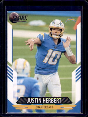 2021 Score #233 Justin Herbert Red
