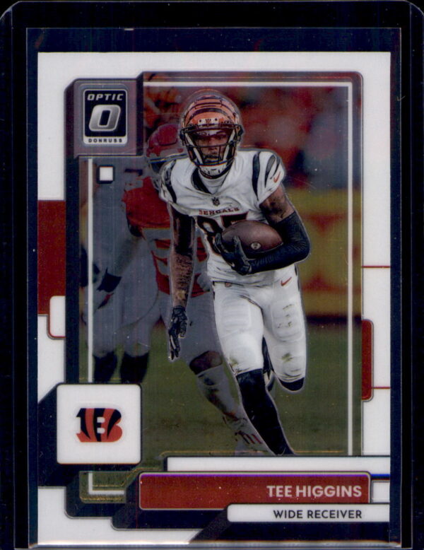 2022 Donruss #197 Tee Higgins Blue Press Proof