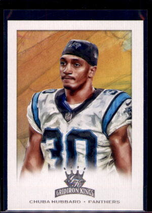 2021 Panini Chronicles #GK-19 Chuba Hubbard Gridiron Kings Pink