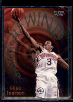 1997-98 Fleer #5 Allen Iverson Rookie Rewind