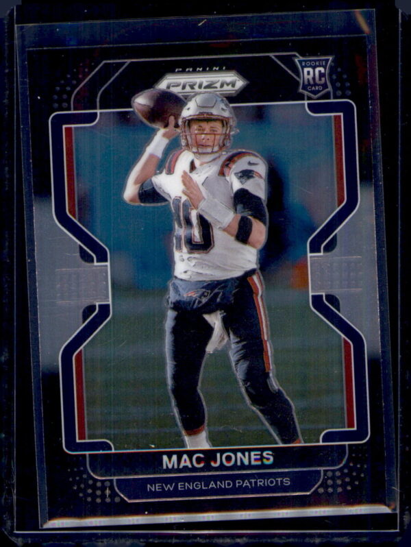 2021 Panini Chronicles #PB-5 Mac Jones Prizm Black Silver