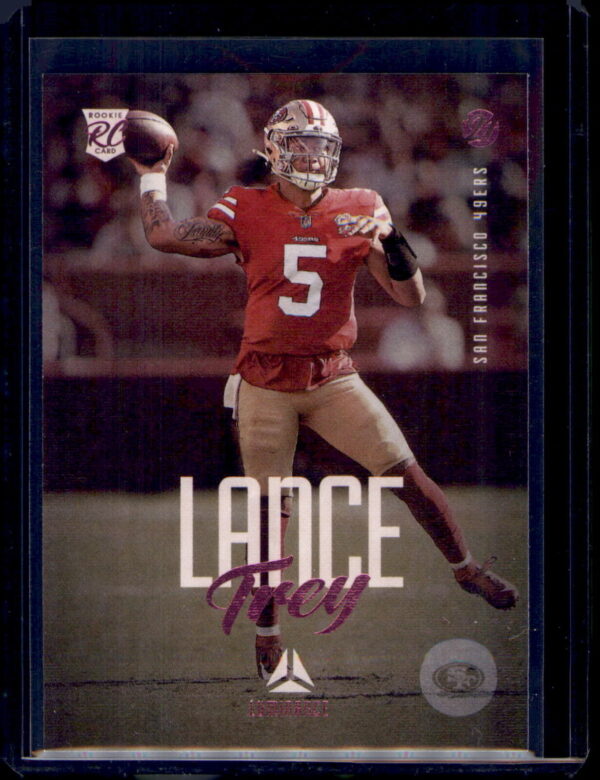 2021 Panini Chronicles #204 Trey Lance Luminance Update Rookies Bronze