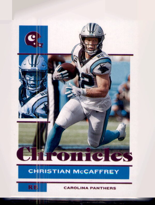 2021 Panini Chronicles #14 Christian McCaffrey Pink