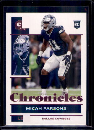 2021 Panini Chronicles #28 Micah Parsons Pink