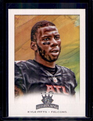 2021 Panini Chronicles #GK-22 Kyle Pitts Gridiron Kings Pink