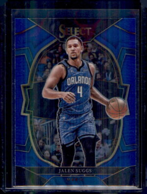 2021 Panini Prizm Draft Picks #3 Jalen Suggs Blue Pulsar