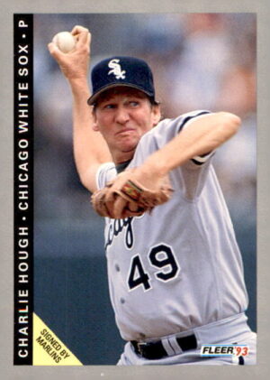 1993 Fleer #584 Charlie Hough