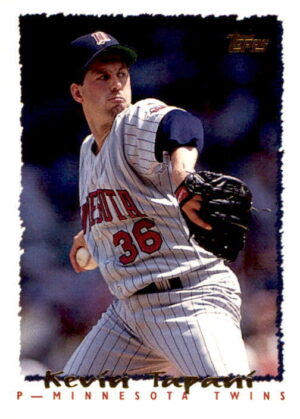 1995 Topps #029 Kevin Tapani CyberStats (Spectralight)