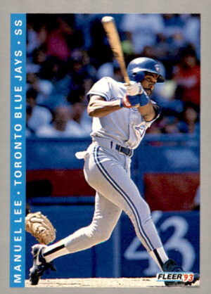 1993 Fleer #337 Manuel Lee