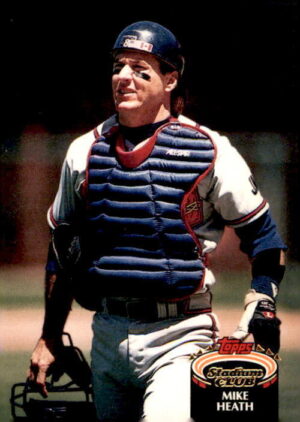1992 Stadium Club #128a Mike Heath