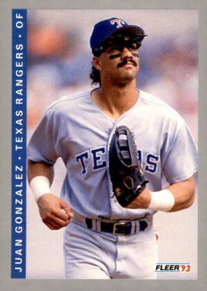 1993 Fleer Fruit of the Loom #22 Juan Gonzalez