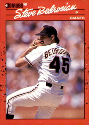 1990 Donruss #295a Steve Bedrosian