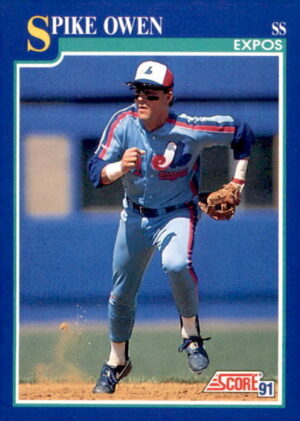 1991 Score #452 Spike Owen