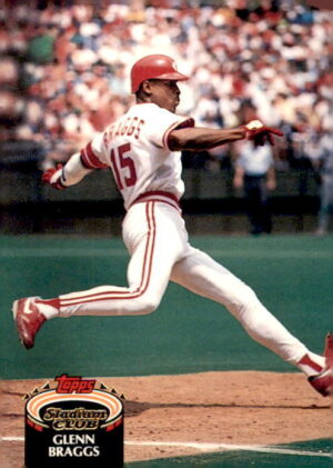 1992 Stadium Club #13a Glenn Braggs