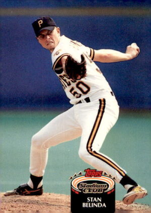1992 Stadium Club #75a Stan Belinda