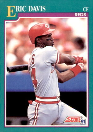 1991 Score #137 Eric Davis
