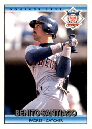1992 Donruss #430a Benito Santiago