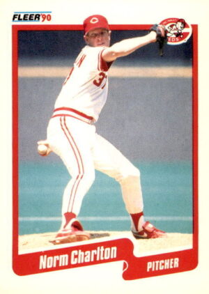 1990 Fleer #416a Norm Charlton