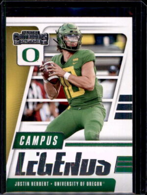 2021 Panini Contenders Draft Picks #9 Justin Herbert Campus Legends
