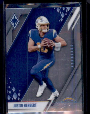 2021 Panini Phoenix #70 Justin Herbert Fire Burst