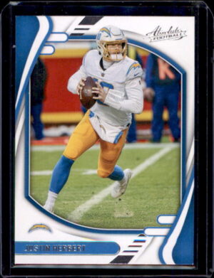 2021 Panini Absolute #73 Justin Herbert Green