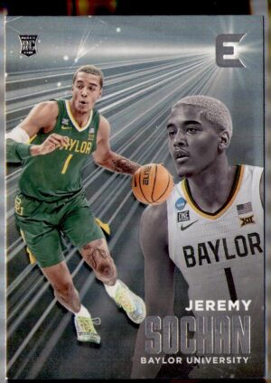 2022 Panini Chronicles Draft Picks #16 Jeremy Sochan Essentials Black