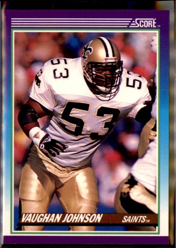 1990 Score 100 Hottest #87 Vaughan Johnson