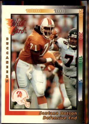 1992 Wild Card #450 Santana Dotson